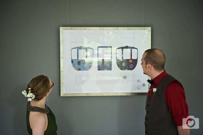 Hochzeit in der Seilbahn über Köln