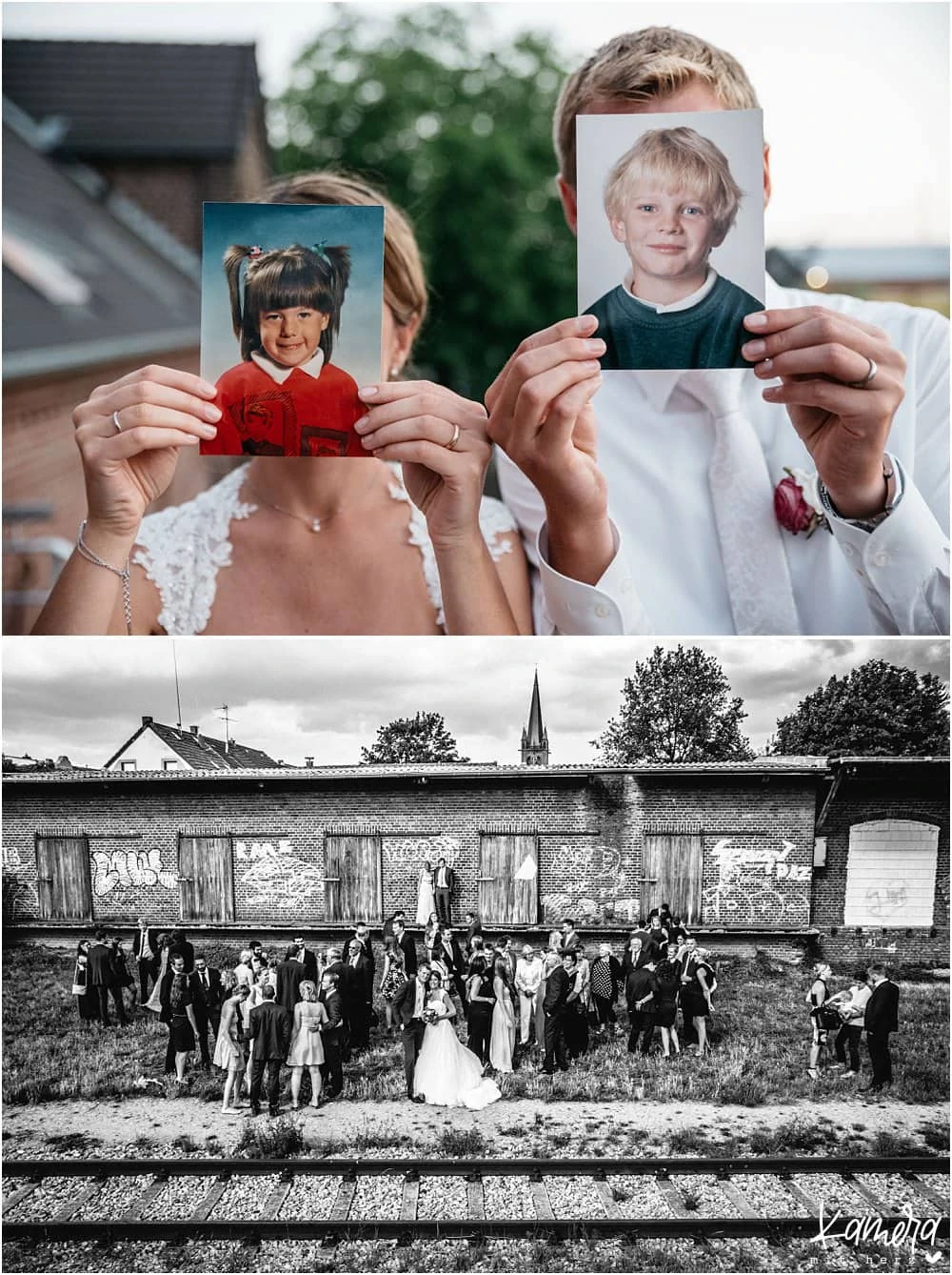 Außergewöhnliche Gruppenfotos Hochzeit