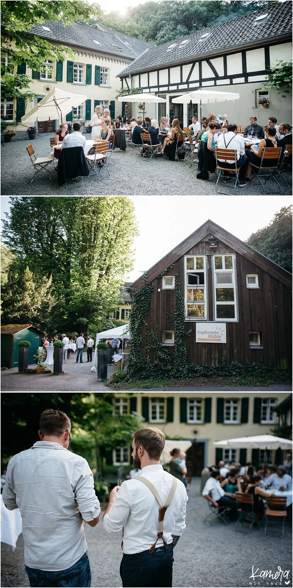 Freie Trauung an der Kupfersiefer Mühle in Rösrath