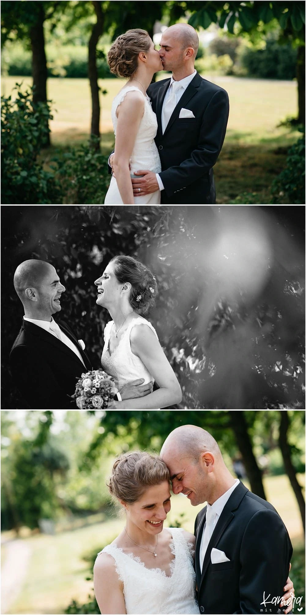 Paarfotos Hochzeit Schloss Linnep