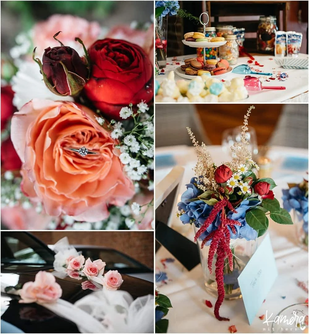 Tischdekoration Hochzeit