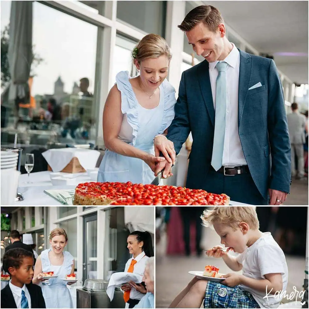 Hochzeitstorte Erdbeerherz