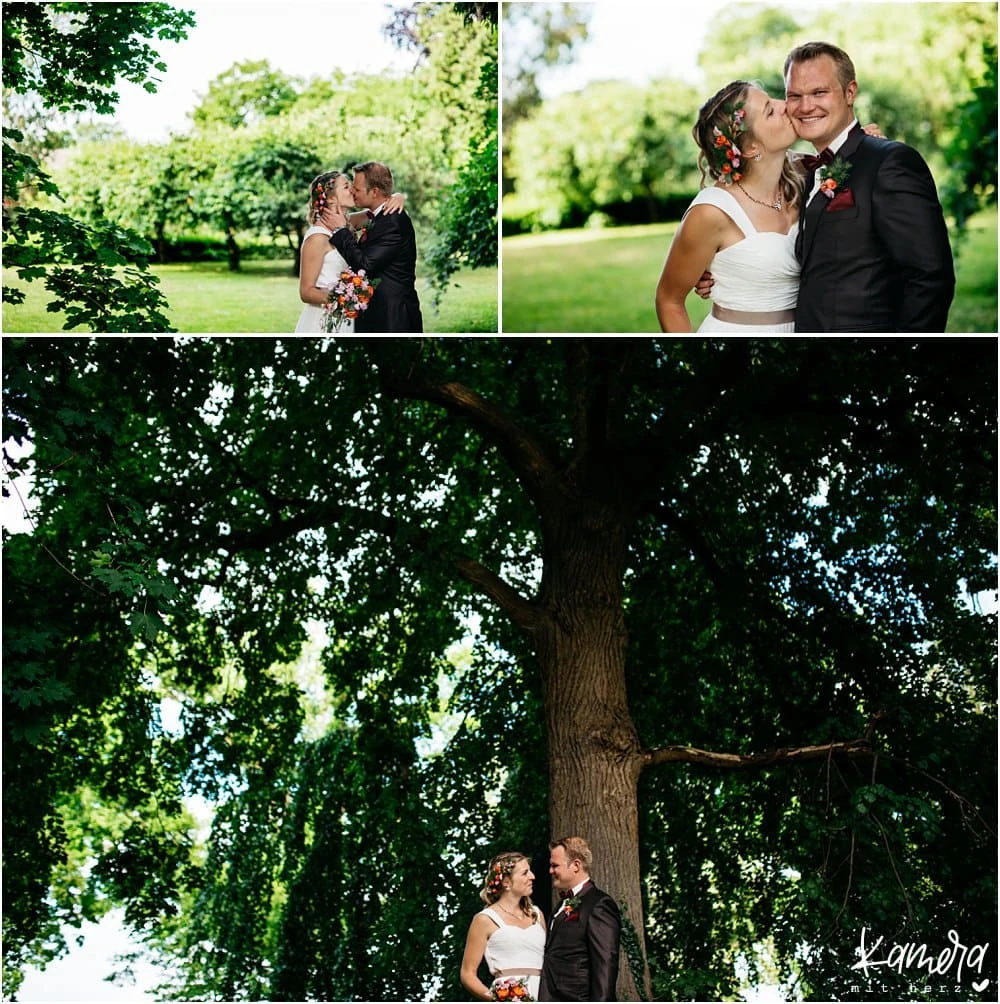 Paarfotos Hochzeit Burg Kleinbüllesheim