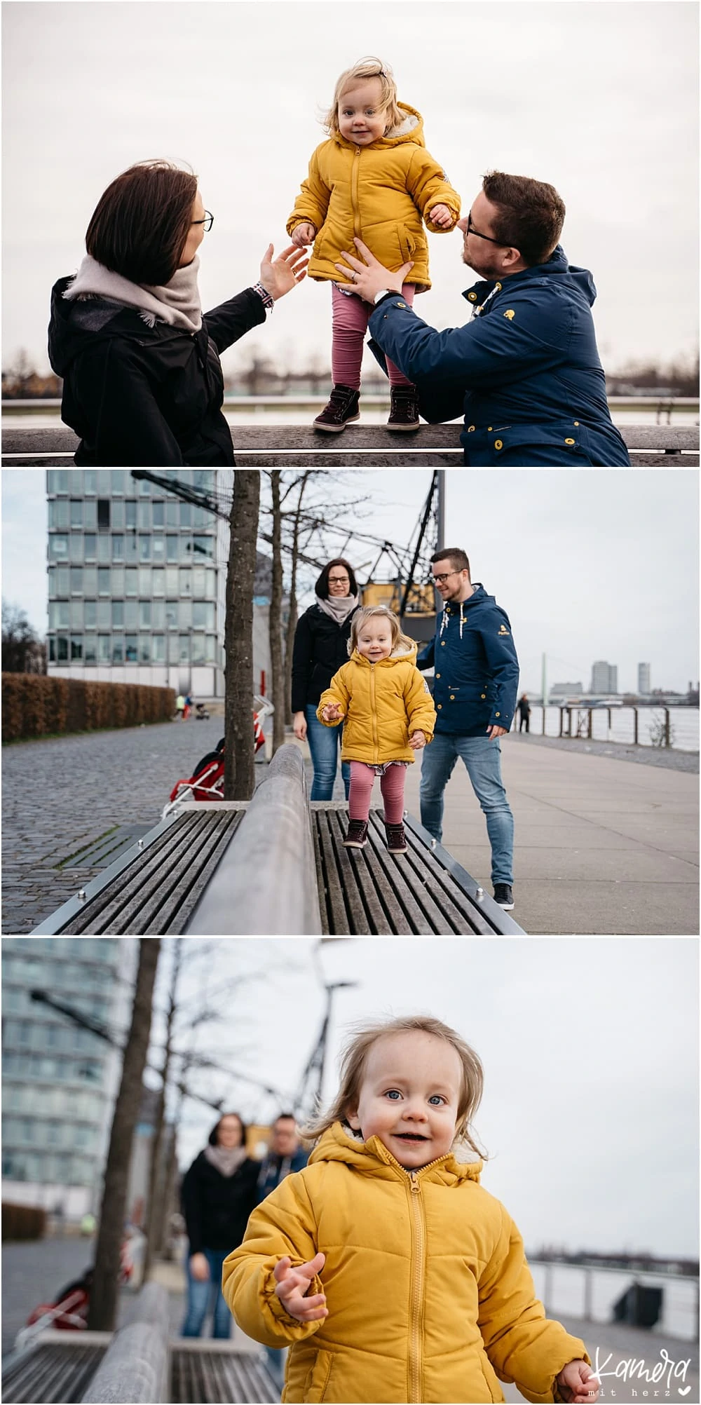 Moderne Familienfotos