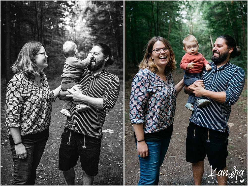Natürliche Familienfotos Köln