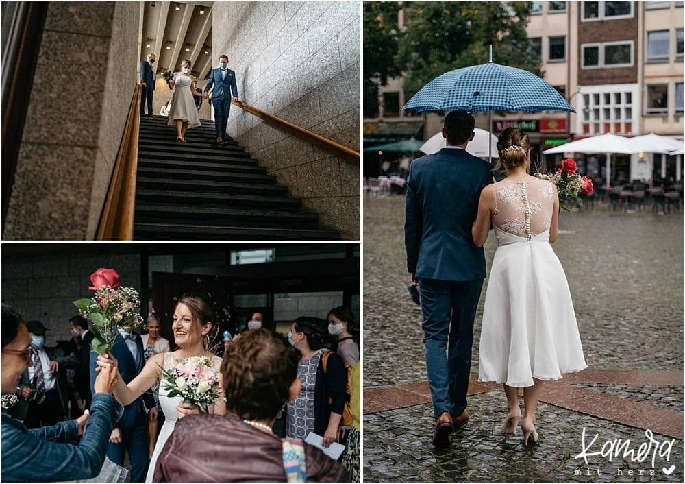 Hochzeit im historischen Rathaus Köln und Shooting in der Altstadt Köln