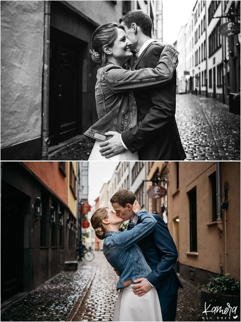 Hochzeitsfotos Köln im historischen Rathaus und Shooting in der Altstadt