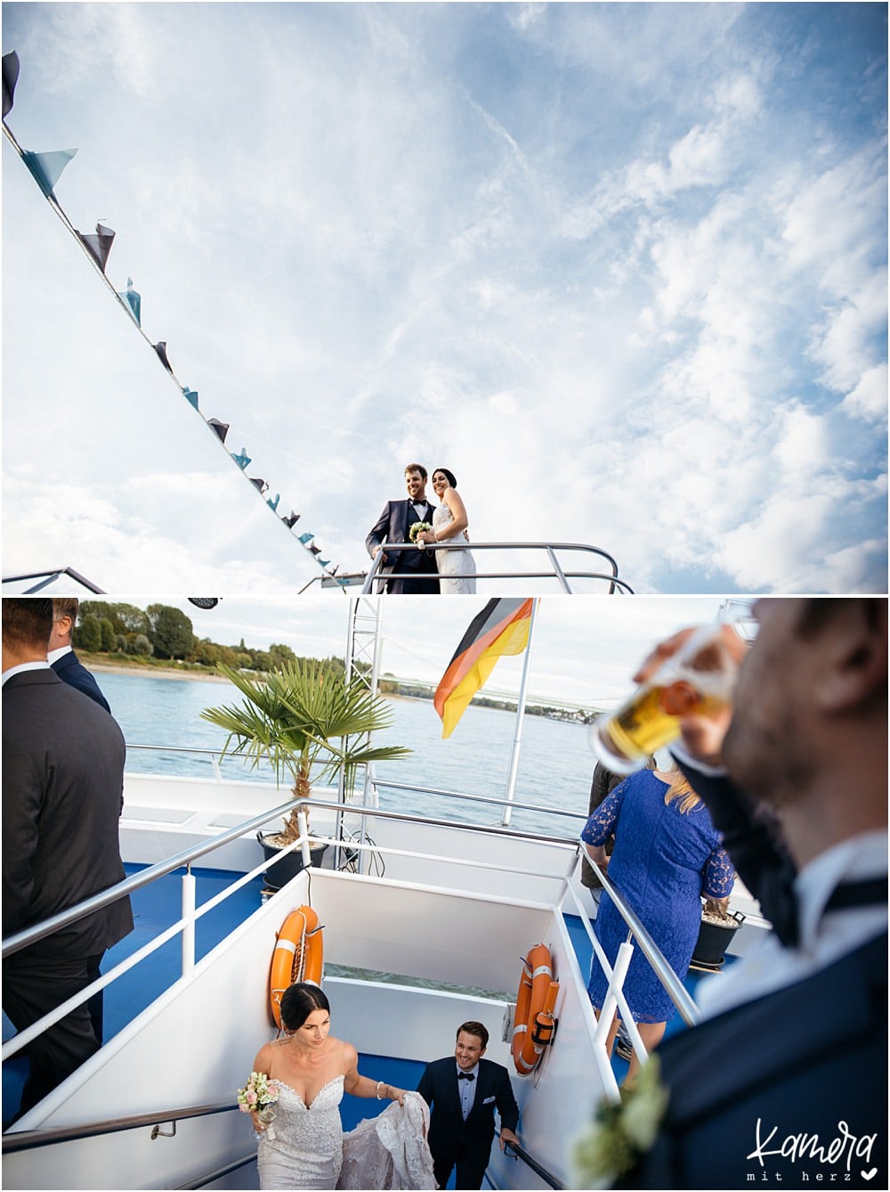 Standesamtliche Trauung auf der MS Rhein Cargo