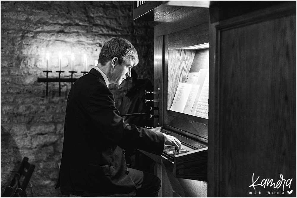 Kirchliche Trauung Kleve und Hochzeitsfeier im Hof Ten Berge - Orgel