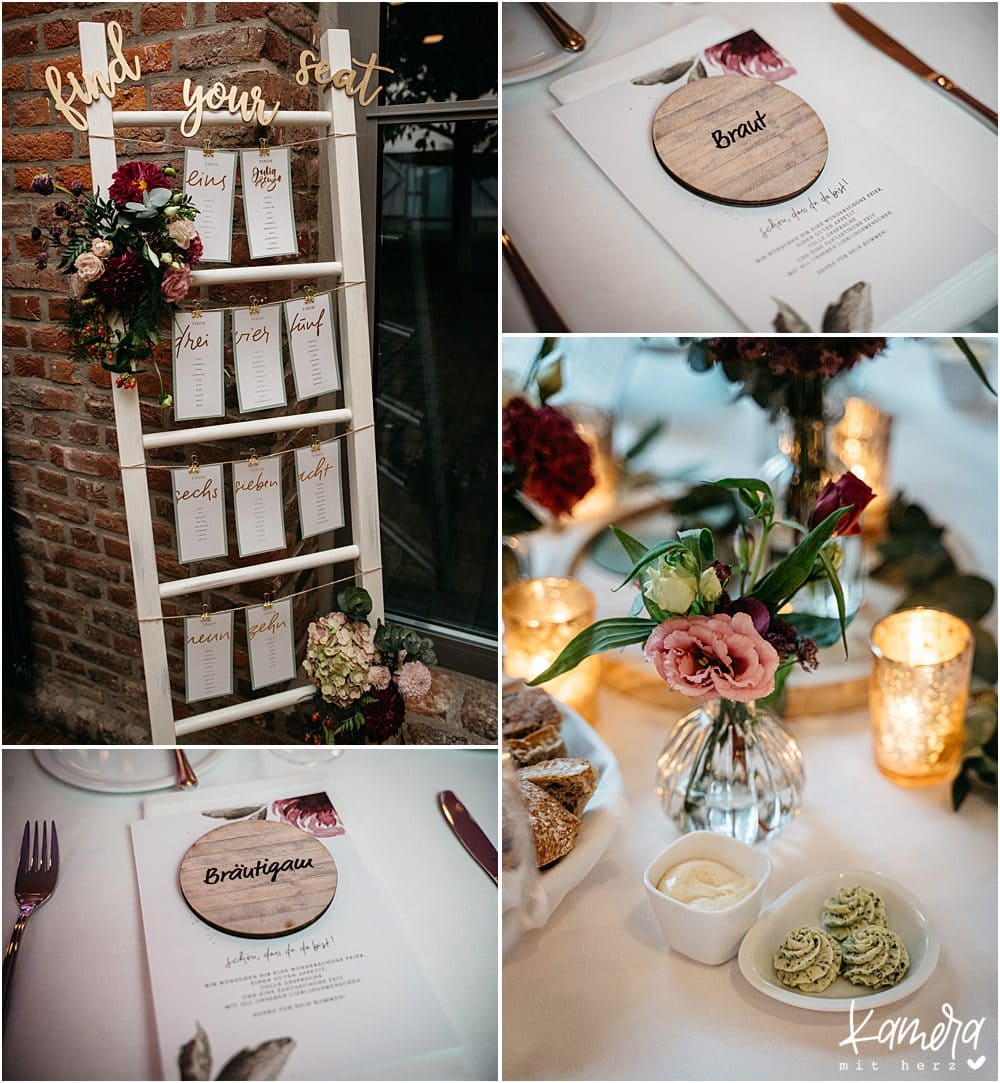 Hochzeit im Kastanienhof in Köln - Stiftungssaal