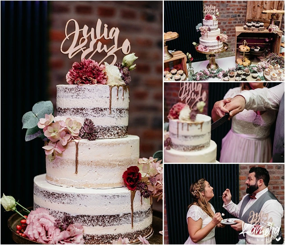 Hochzeit im Kastanienhof in Köln - Hochzeitstorte