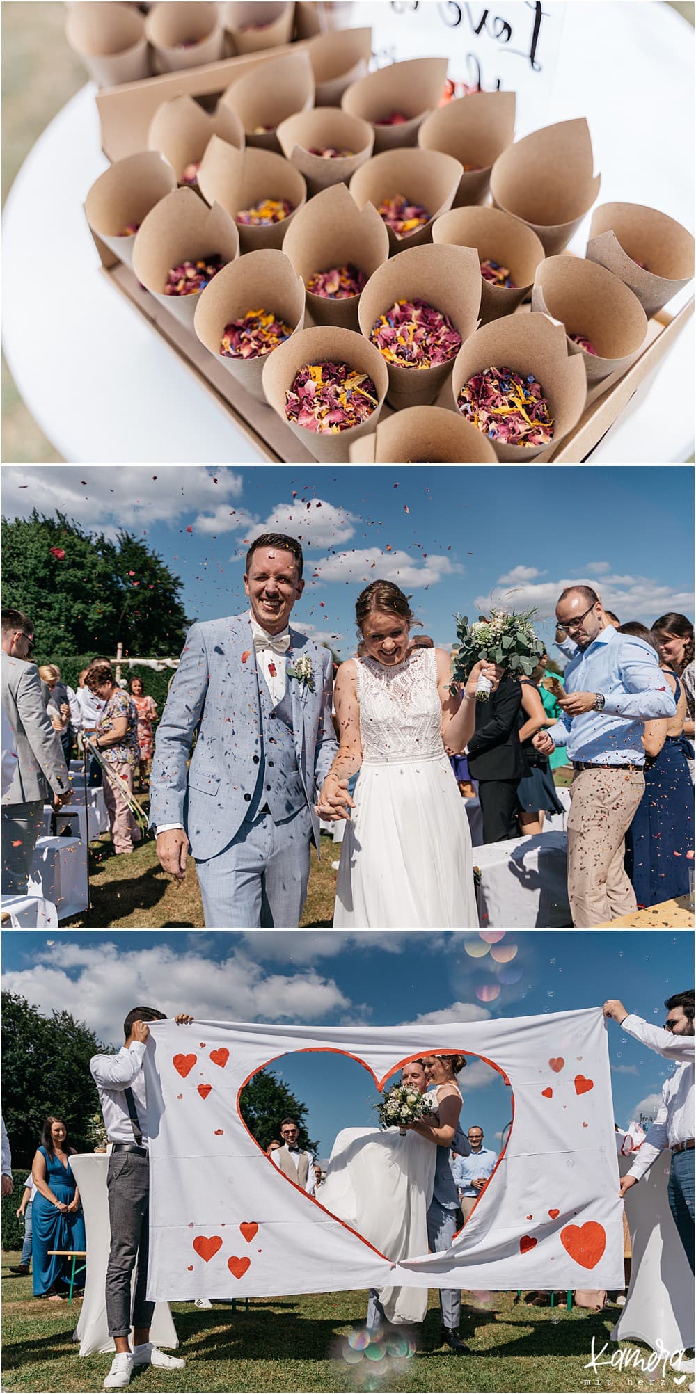 Ideen für sommerliche Gartenhochzeit