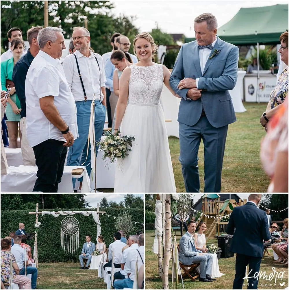 Gartenhochzeit mit freier Trauung