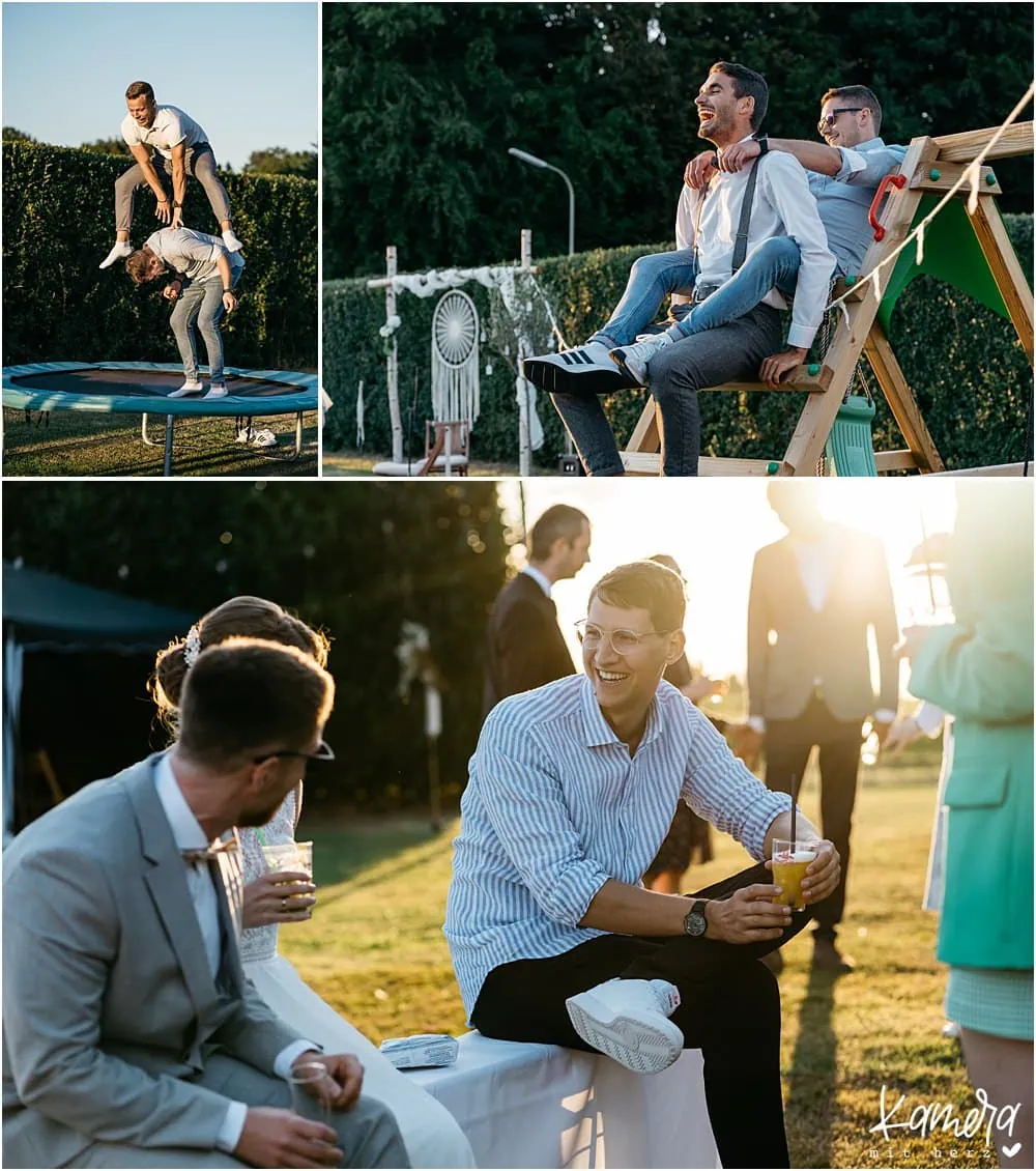 Gartenhochzeit im Sommer