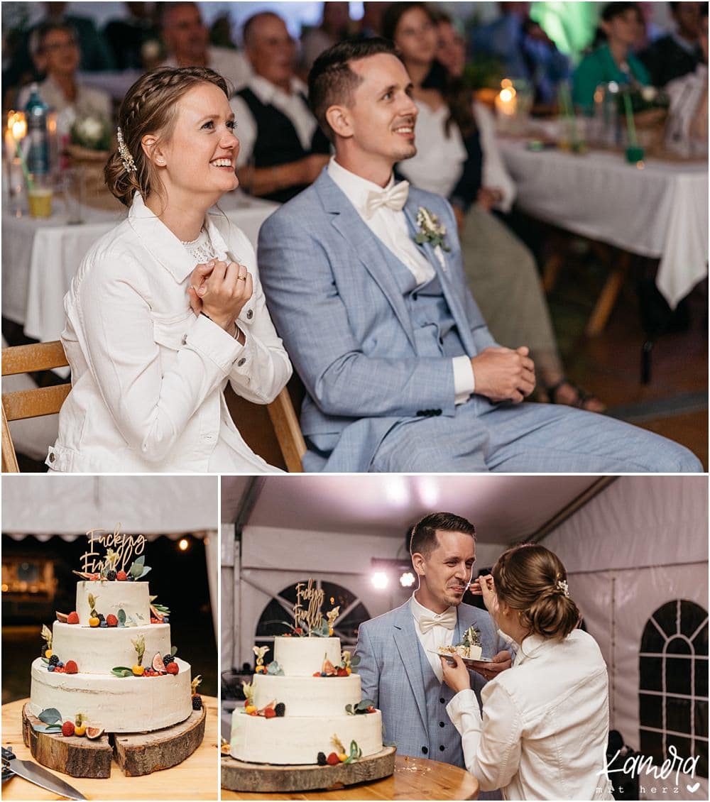 Gartenhochzeit mit Zelt im Bergischen Land