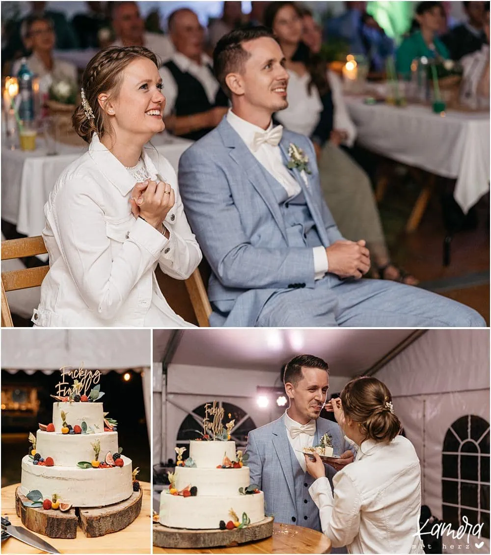 Gartenhochzeit mit Zelt im Bergischen Land