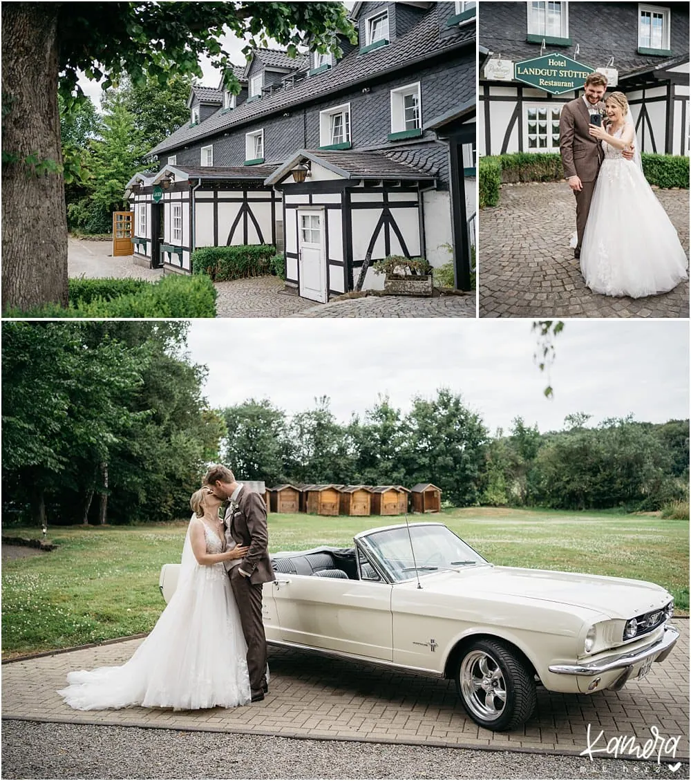 Brautpaar Hochzeit Landgut Stüttem