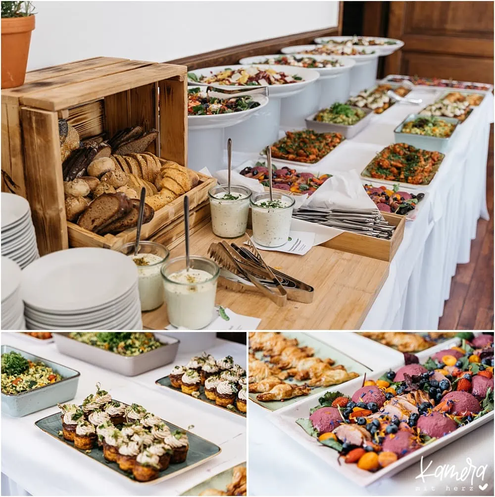 Buffet Hochzeit Burg Bergerhausen