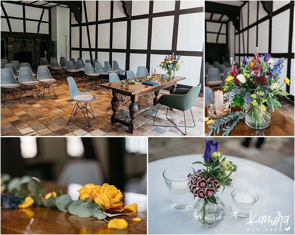 Hochzeit feiern - Fotos im Gut Hungenbach - Standesamtliche Trauung