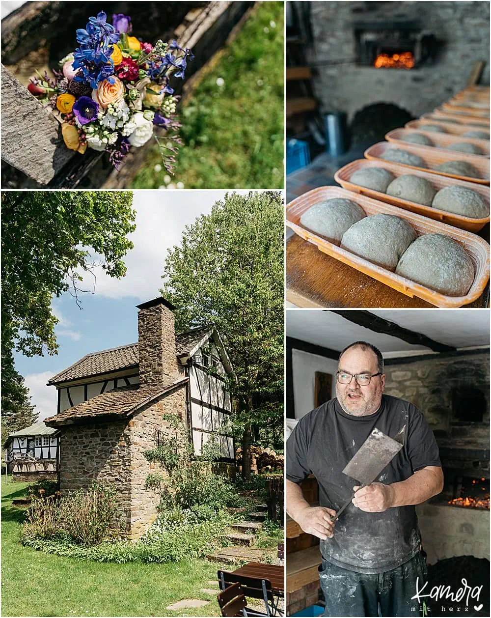 Hochzeit feiern - Fotos im Gut Hungenbach - Bäckerei