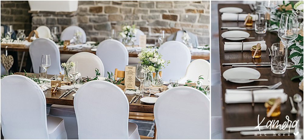 Hochzeit feiern - Fotos im Gut Hungenbach - Dekoration
