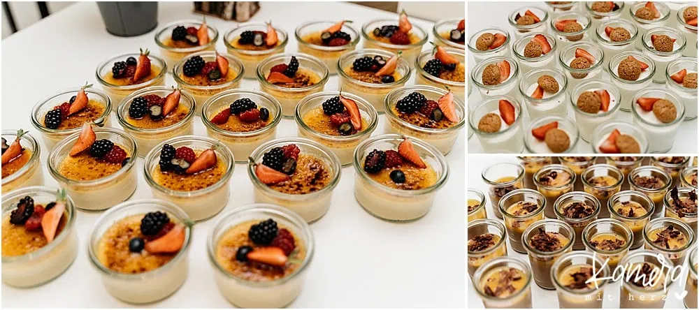 Hochzeitsfotos im Herrenhaus Buchholz - Dessert