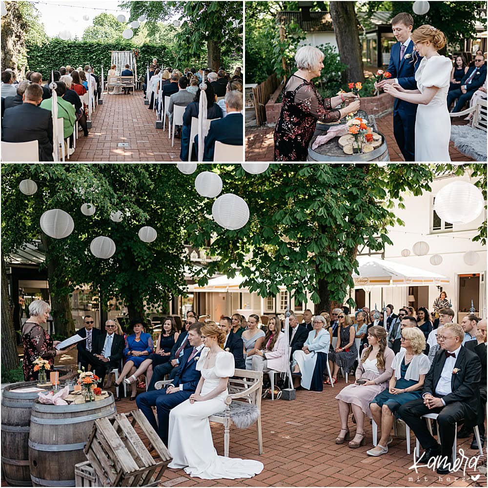 Hochzeitsfotos im Herrenhaus Buchholz - freie Trauung