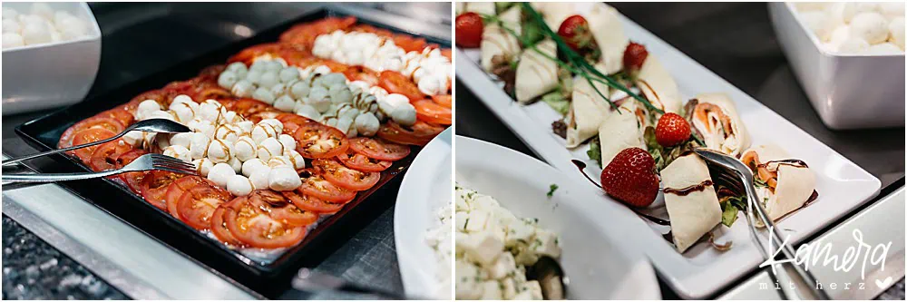 Hochzeit im Krewelshof in Lohmar - Hochzeitsfotograf - Buffet