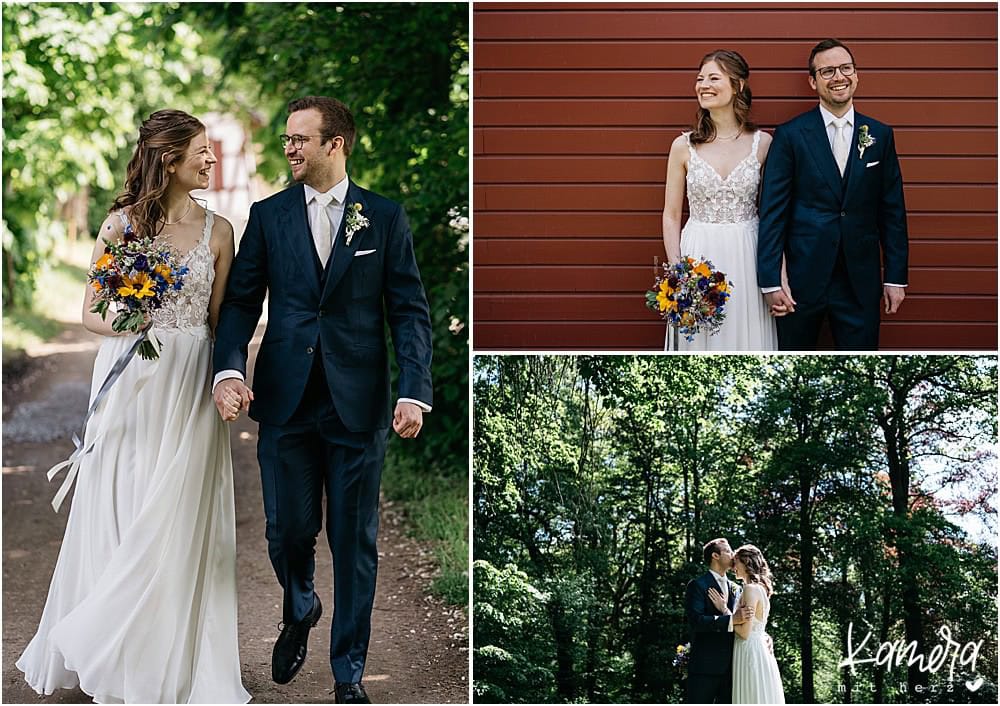 Paarfotos am Schloss Auel