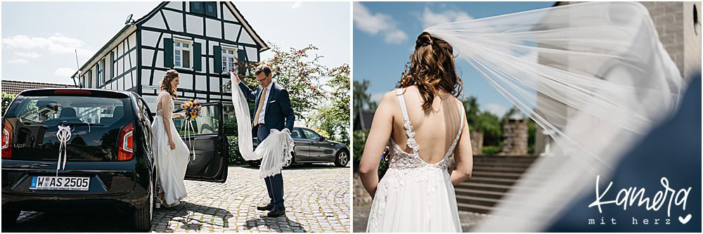 Sommerhochzeit bei strahlendem Sonnenschein