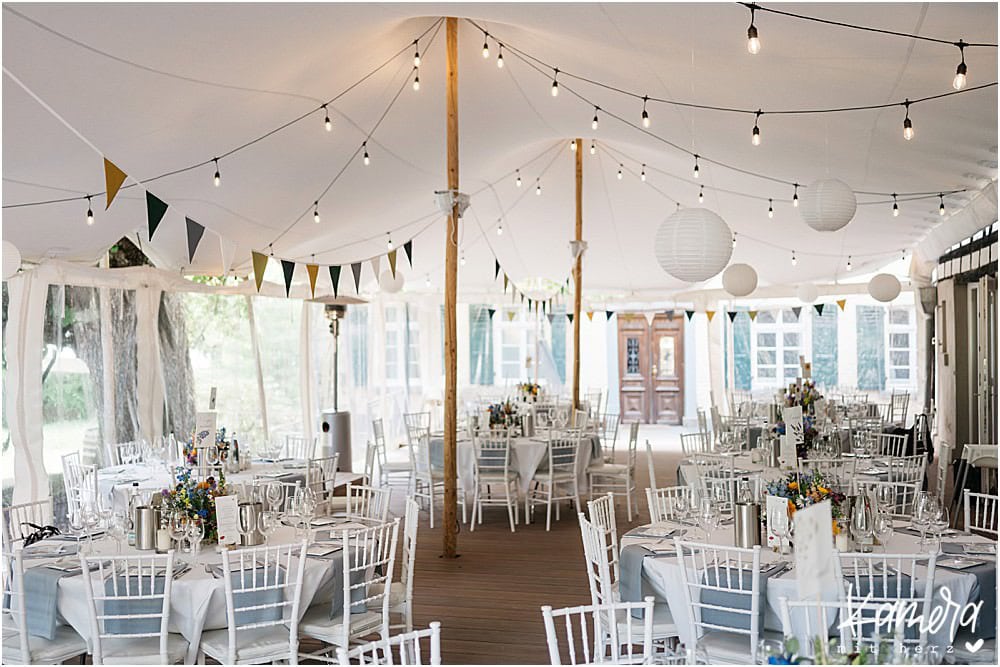 Hochzeitsfeier im Zelt