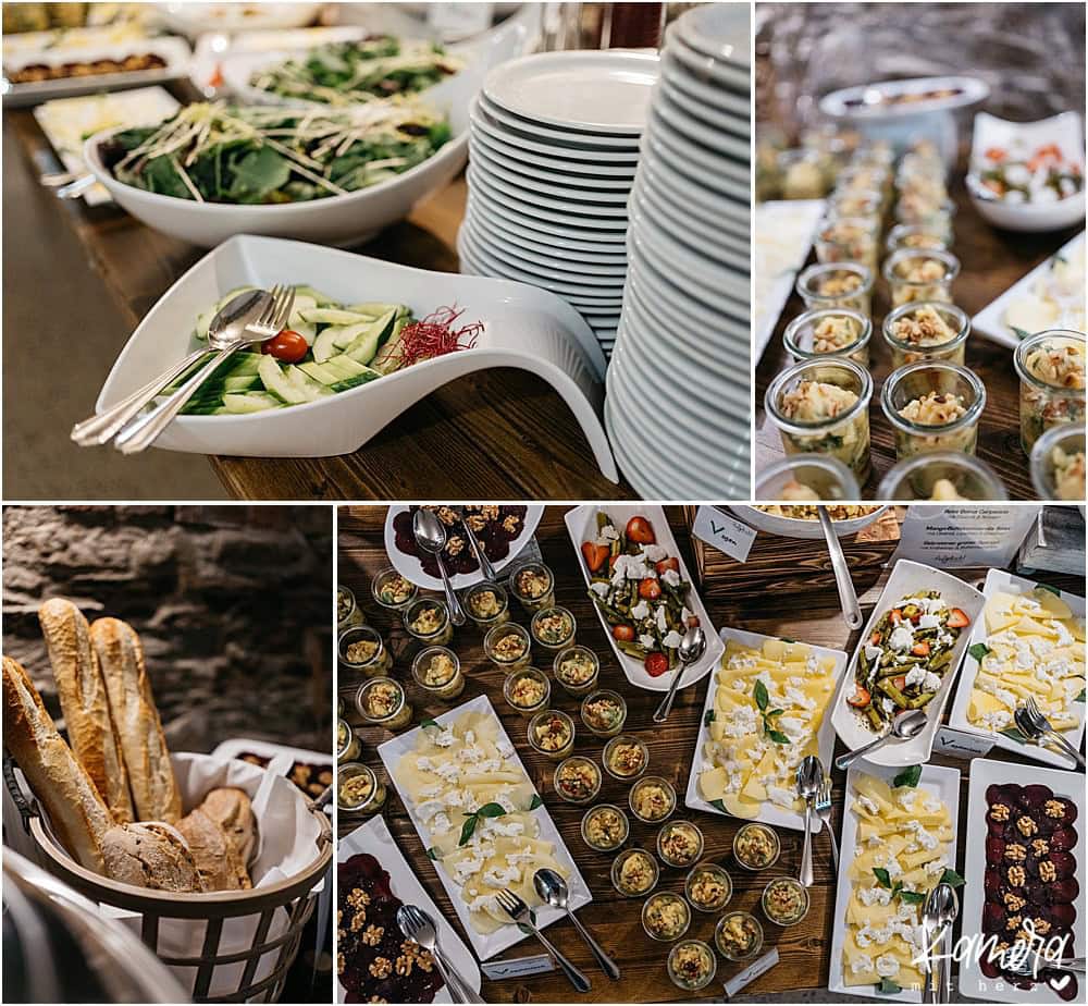 Aufgetischt Catering aus einer Hochzeit
