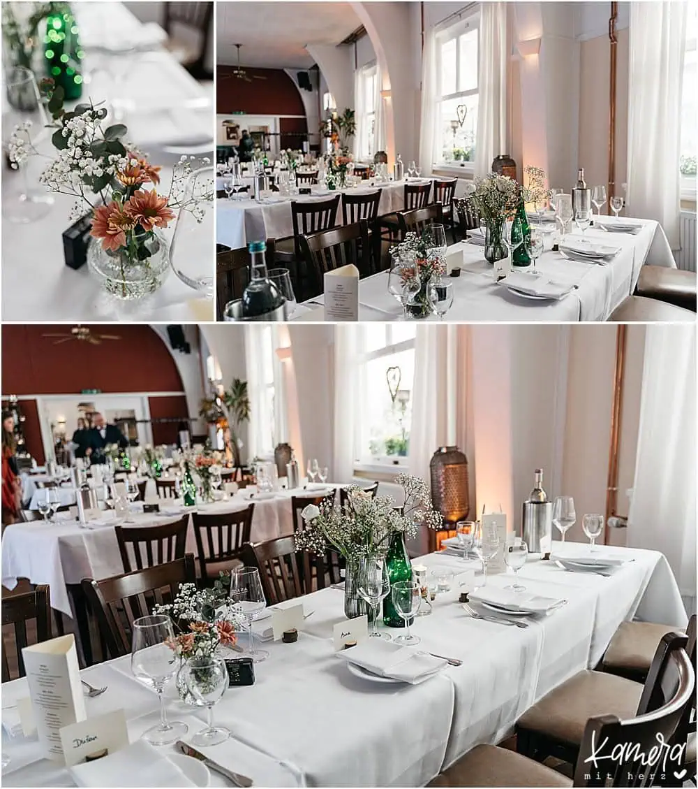 Hochzeit Location Fotos Restaurant Asado Köln - eingedeckte Tische