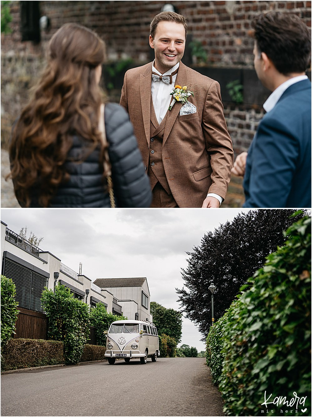 Bräutigam vor der Trauung in Düsseldorf