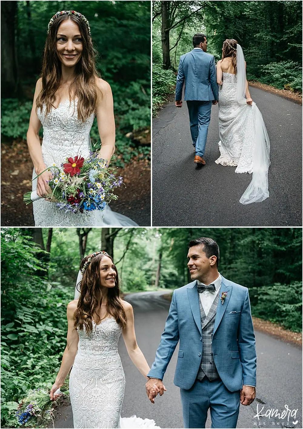 Brautpaarshooting im Grünen