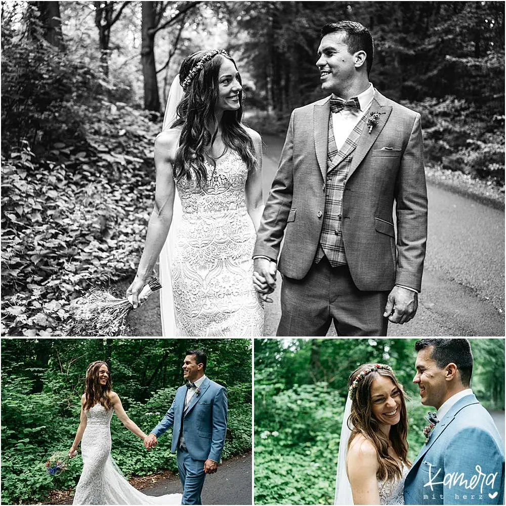 Brautpaarshooting an der Diepeschrather Mühle