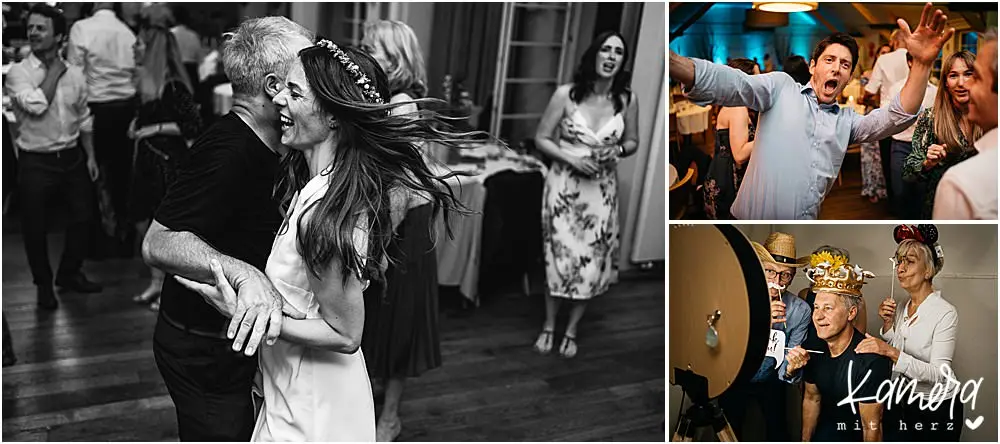 Hochzeitsparty in der Diepeschrather Mühle