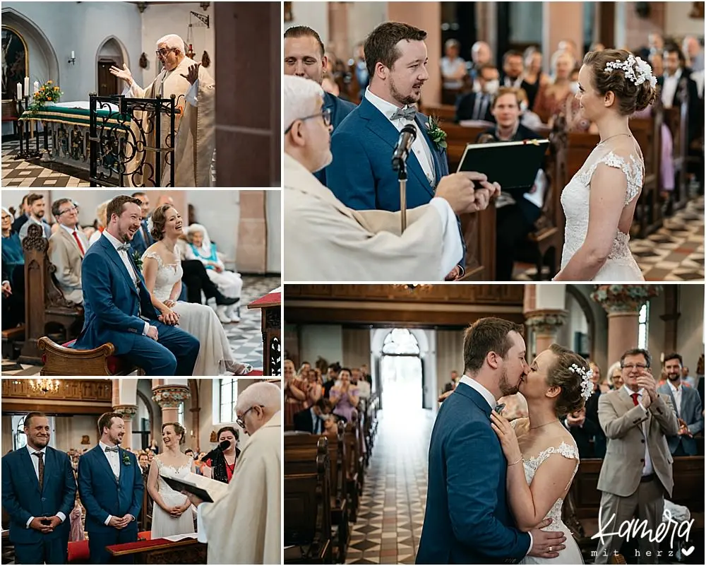 Hochzeit im Hotel zur Post 13 Trauung in der Kirche St.Severin in Bergisch Gladbach