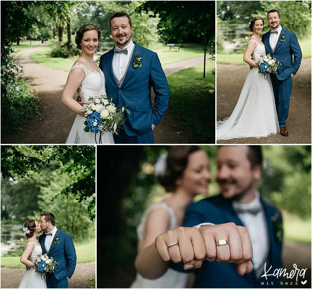 Hochzeit im Hotel zur Post 20 Paarshooting bei einer Hochzeit im Park