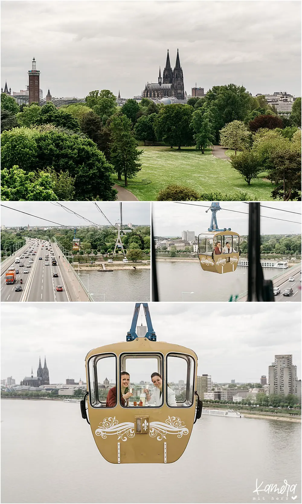 LGBTQ Hochzeit in der Rheinseilbahn Köln