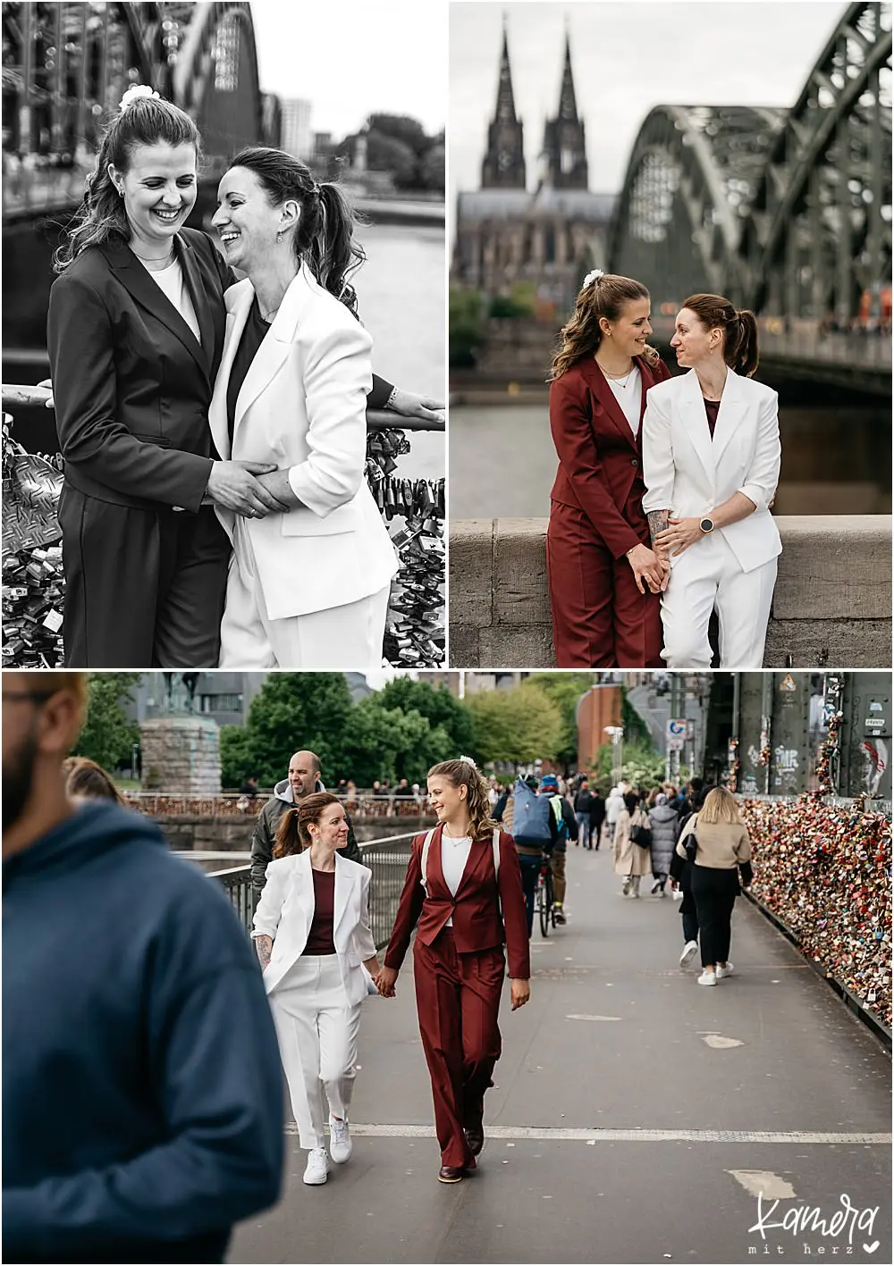 Paarshooting Hohenzollernbrücke Köln