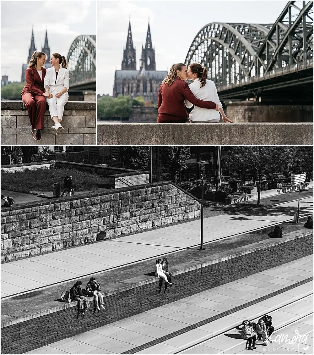 LGBTQ Brautpaarshooting Köln Deutz