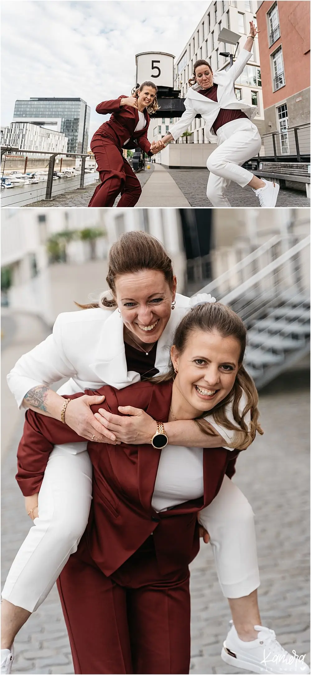 LGBTQ Paarshooting mit viel Lebensfreude