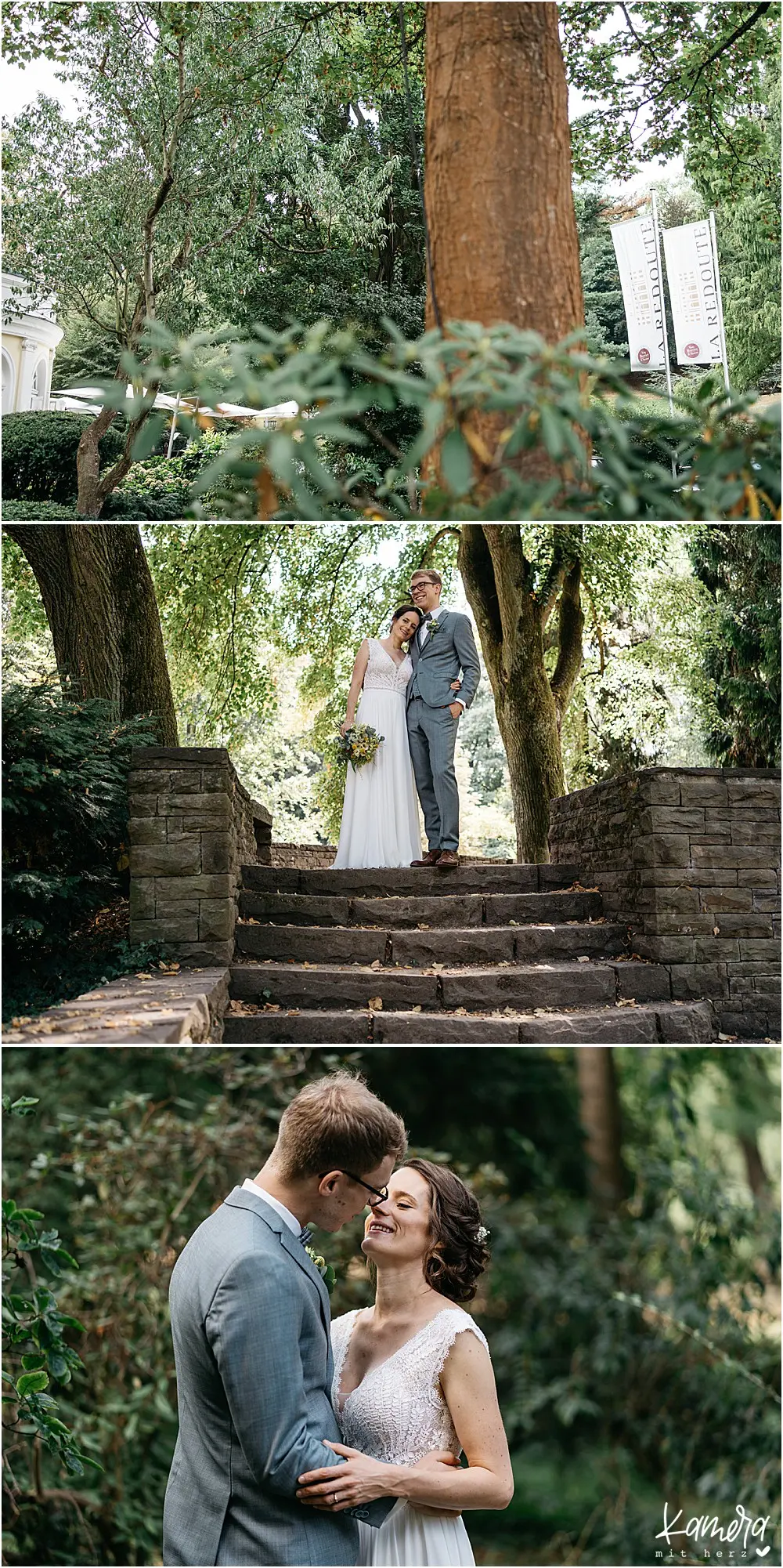 Brautpaarshooting in der Redoute Bonn