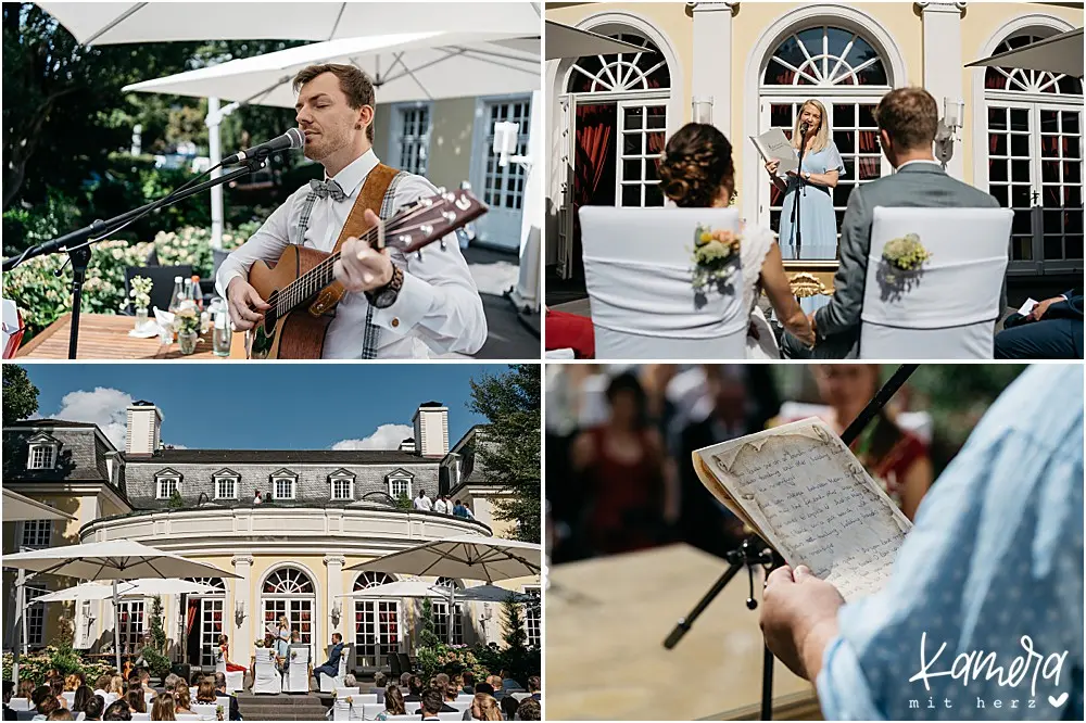 Musikalische Beiträge zur freien Trauung in der Redoute Bonn