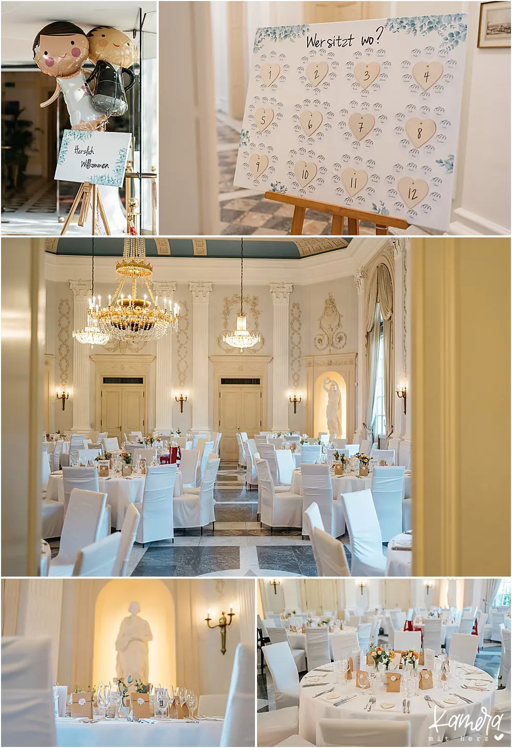 Prunkvoller Beethovensala in der Redoute Bonn